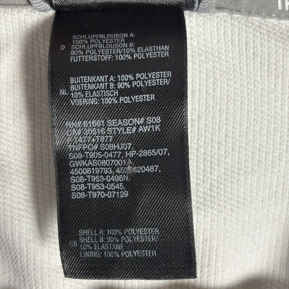 The North Face Flight Series Mens XL Gray Cream Full Zip Running Jacket AW1K